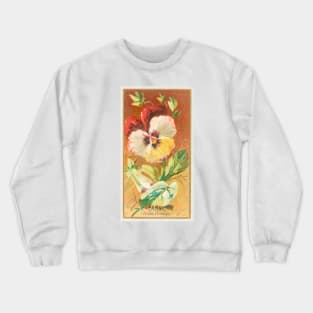 Pansy (Viola tricolor) Crewneck Sweatshirt